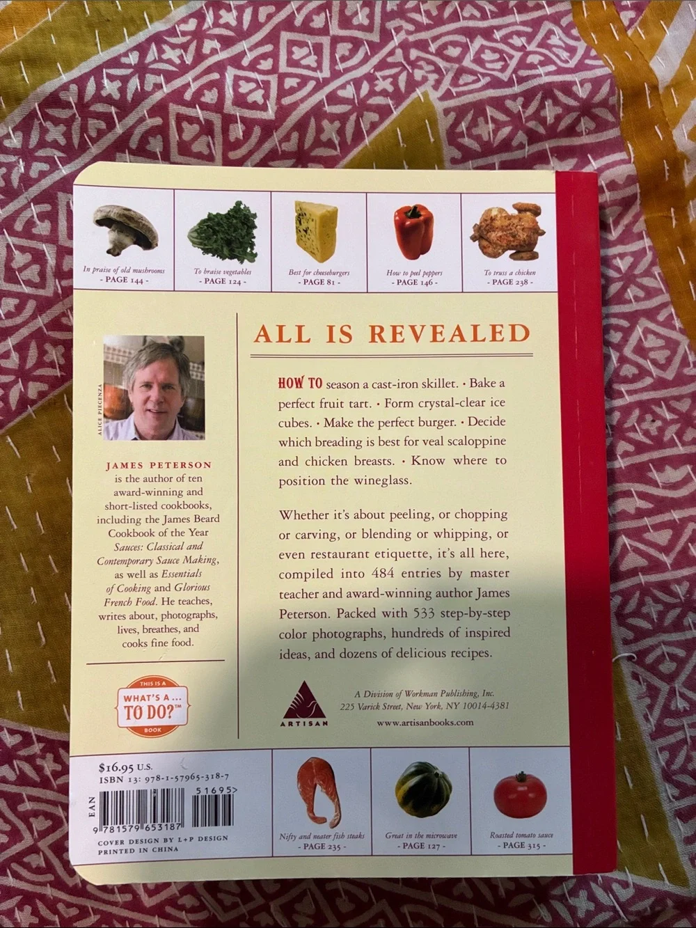 Artisan What’s a Cook To Do? - Cream & Red paperback Cookbook